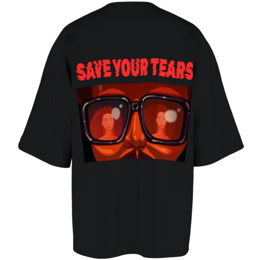 The Weeknd Inspired Black Oversized T-Shirt