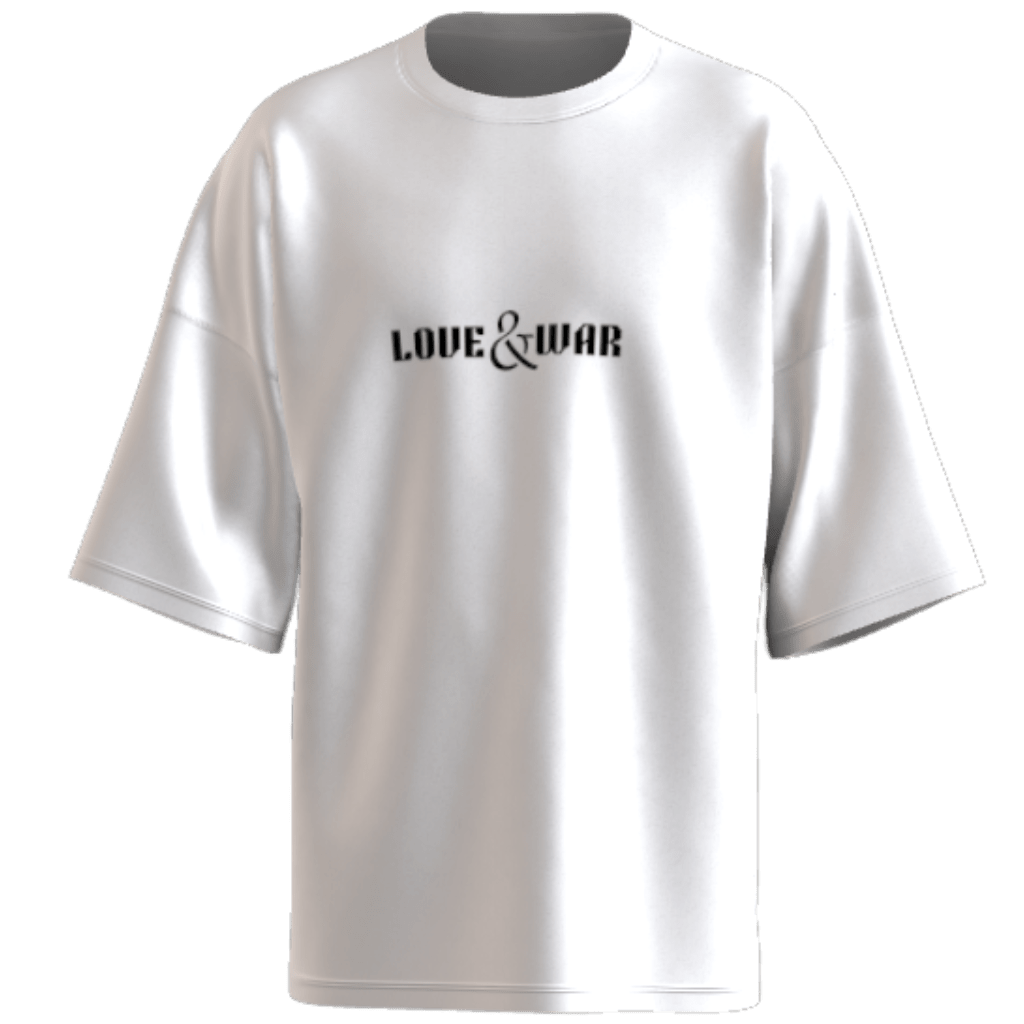 Love & War White Oversized T-Shirt