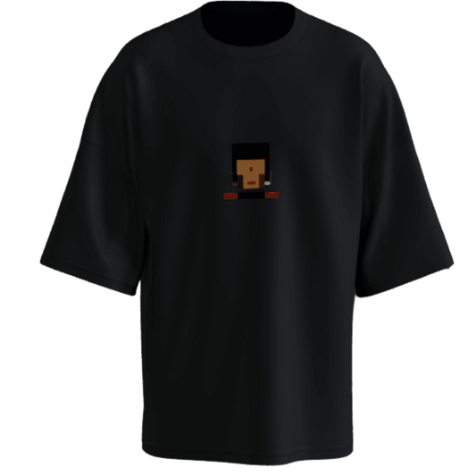 The Weeknd Inspired Black Oversized T-Shirt