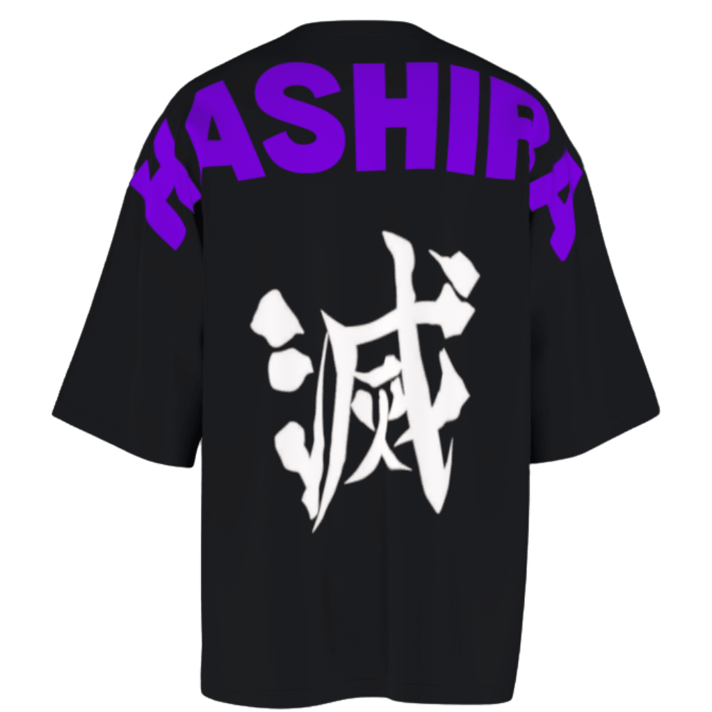 Hashira Oversized Black T-Shirt