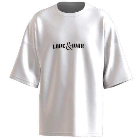 Love & War White Oversized T-Shirt