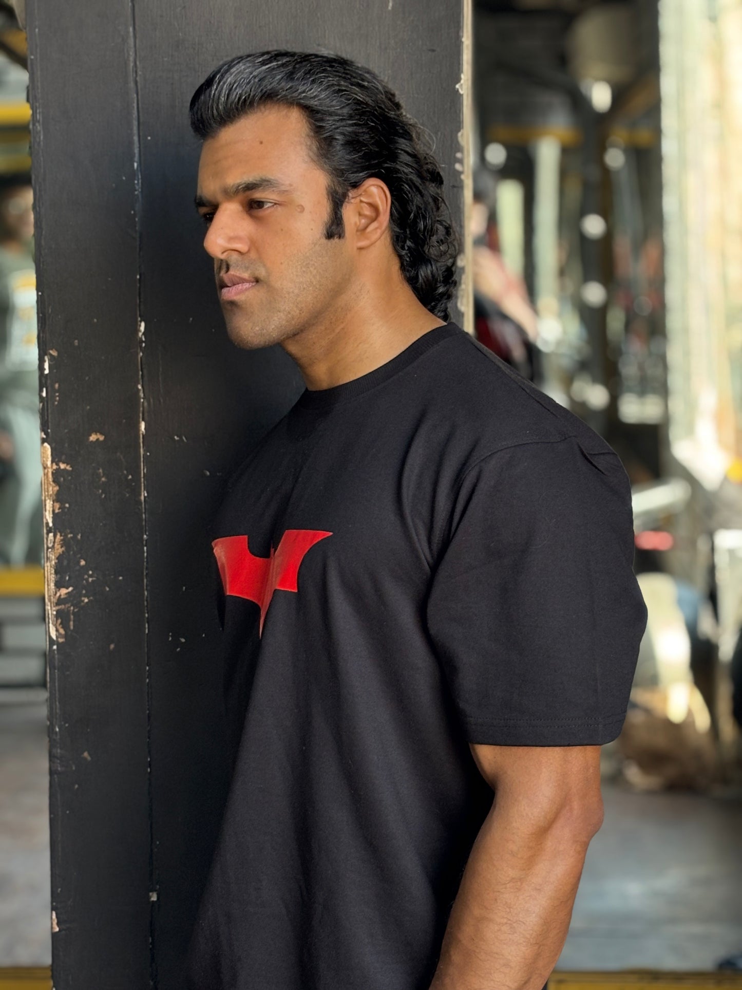 Batman Black Oversized T-Shirt (Vengeance)