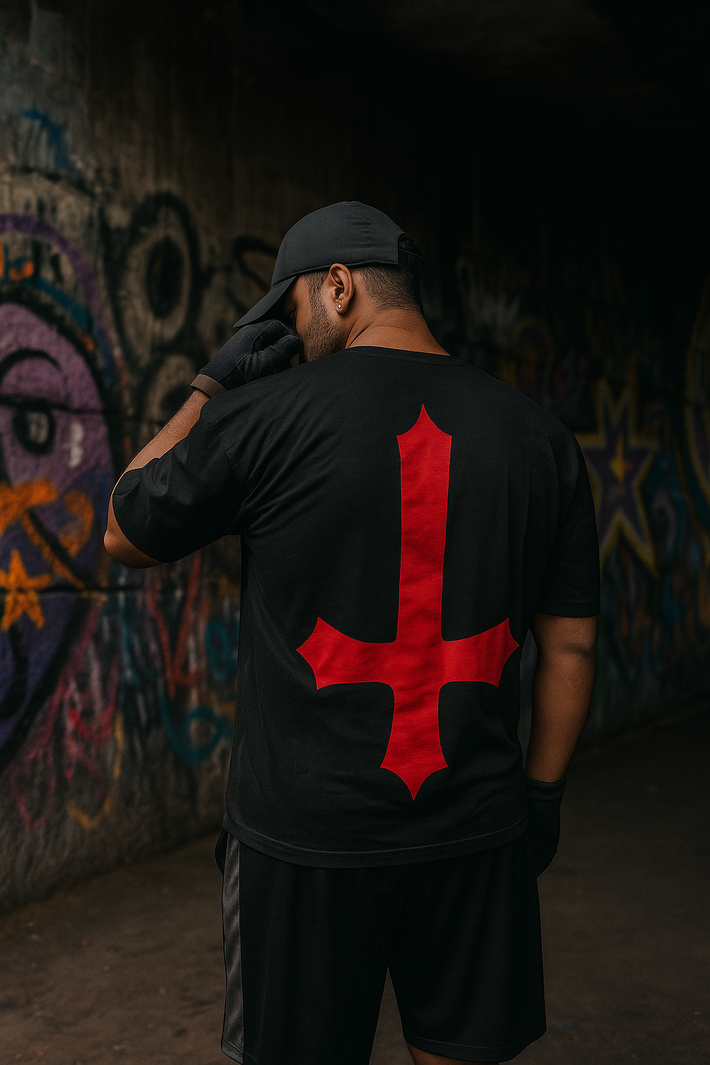 Sinner Black Oversized T-Shirt