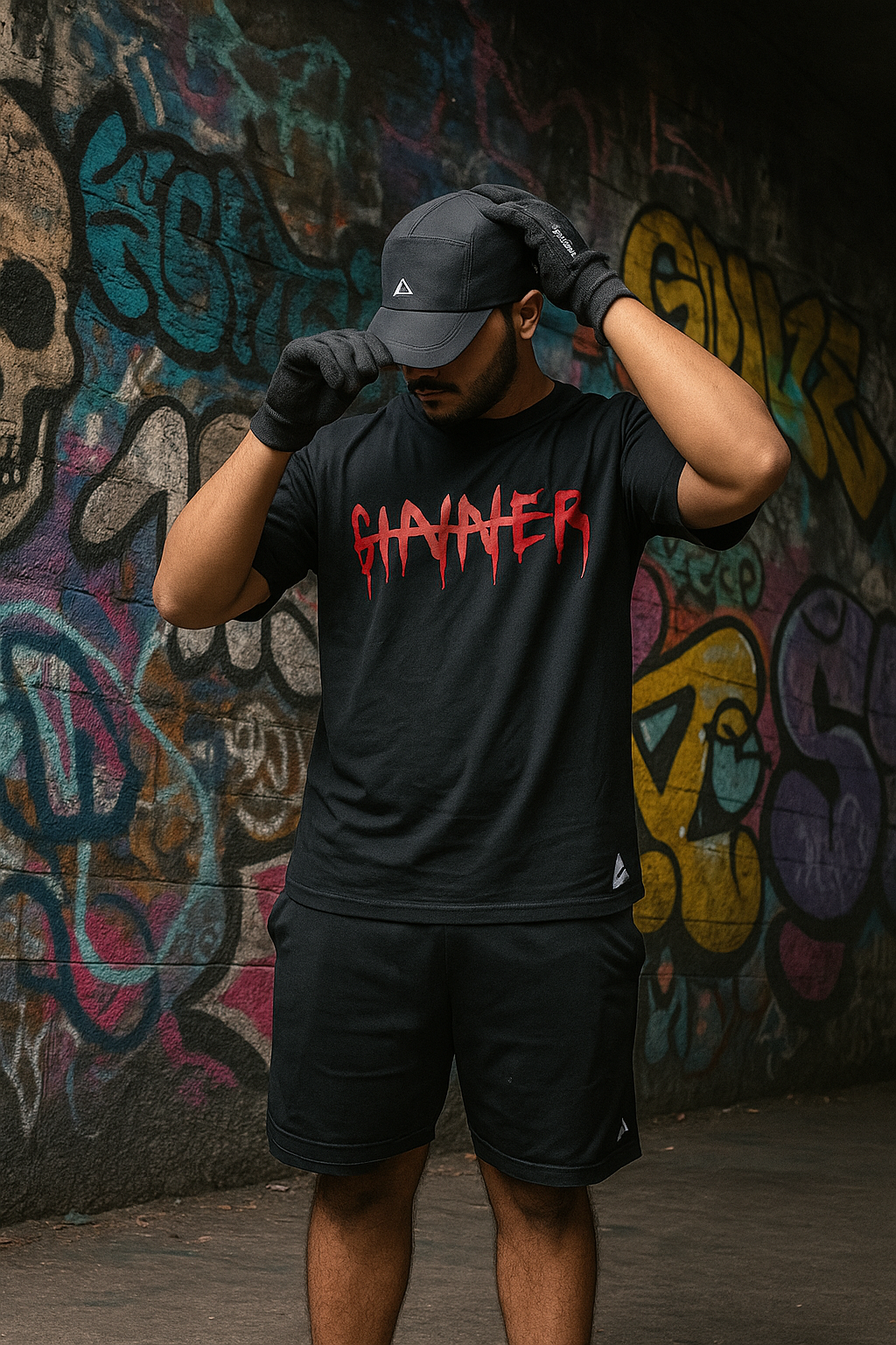 Sinner Black Oversized T-Shirt