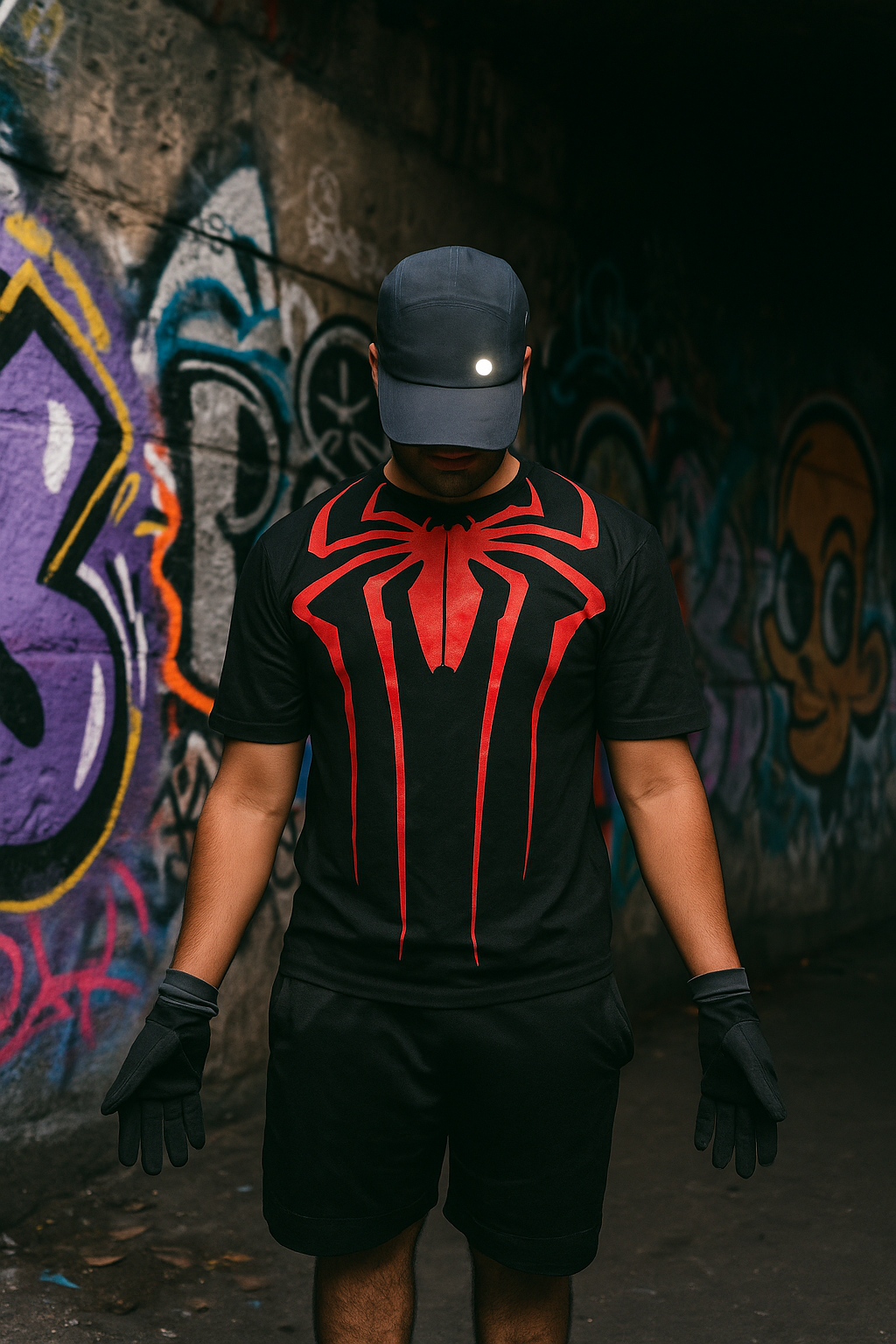 Venom Pulse Oversized Black T-Shirt